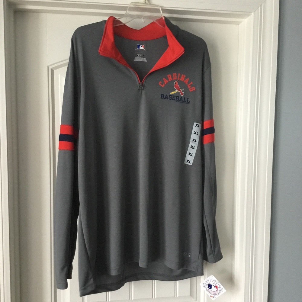Genuine Merchandise XL St. Louis Cardinal 3/4zip pull over